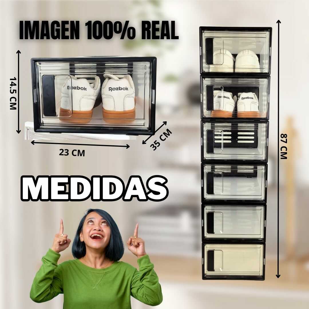 ORGANIZADOR ZAPATOS PUERTA MÁGNETICA 2025 (6 pares de Zapatos)