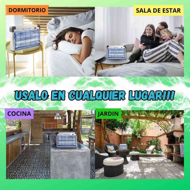 MataMosquitos - Disfruta un Ambiente Libre de Picaduras (Moscas, Insectos, Polillas, Mosquitos)