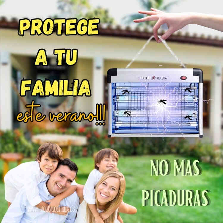 MataMosquitos - Disfruta un Ambiente Libre de Picaduras (Moscas, Insectos, Polillas, Mosquitos)