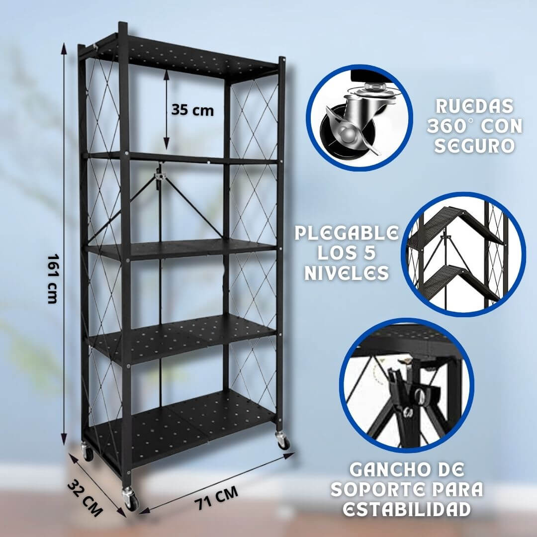 FLEXIORDEN PRO ORGANIZADOR DE 5 NIVELES ANTIRAYADURAS