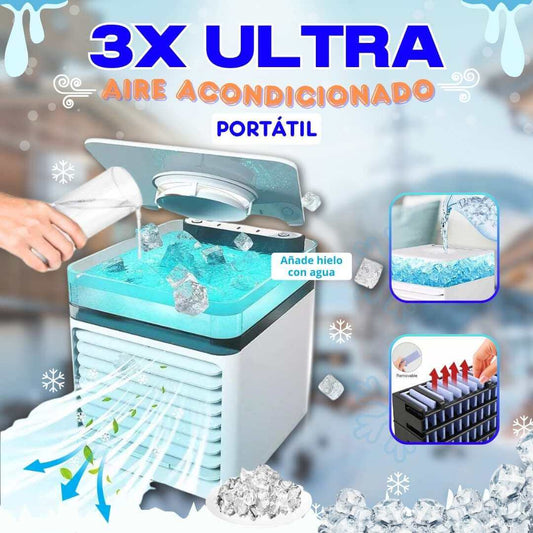 AIRE ACONDICIONADO PORTÁTIL-3X ULTRA💦❄🌞 (EDICIÓN 2024)