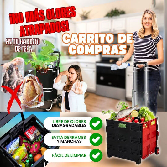 Carrito de compras PORTATODO - Plegable