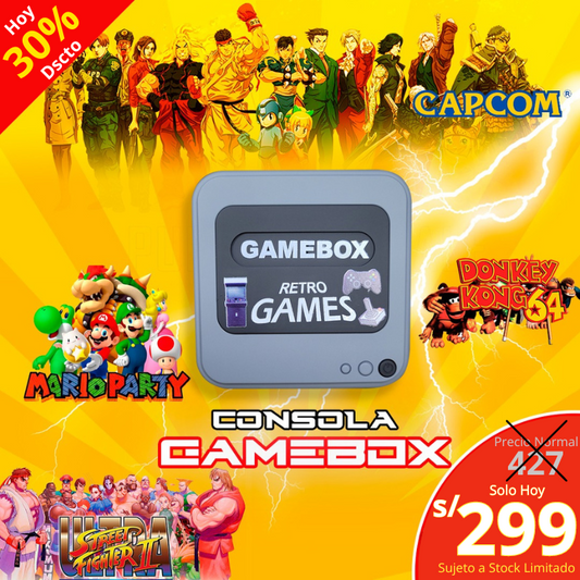 Consola Retro Gamebox - 35000 Juegos [Última Edición]