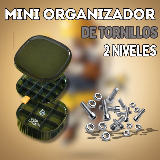 Mini Organizador de Tornillos - Acrílico 2 niveles