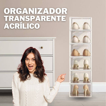 ORGANIZADOR ZAPATOS PUERTA MÁGNETICA 2025 (6 pares de Zapatos)