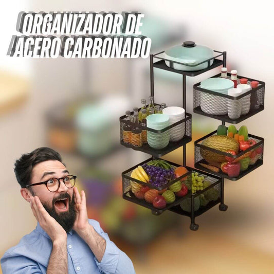 ORGANIZADOR 5 NIVELES ACERO AL CARBONO